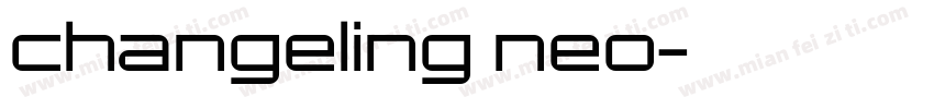 changeling neo字体转换